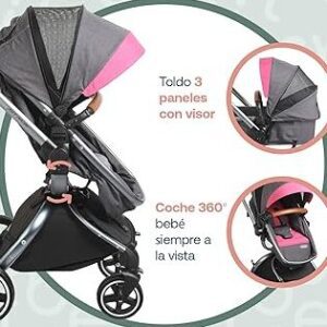 descubre la carriola prinsel roja de 3 llantas la eleccion perfecta para los padres modernos
