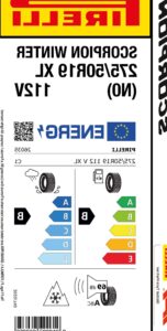 tamano de neumaticos 275 50r19 en pulgadas